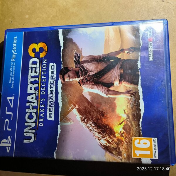 Uncharted 3 PS4 Remastered