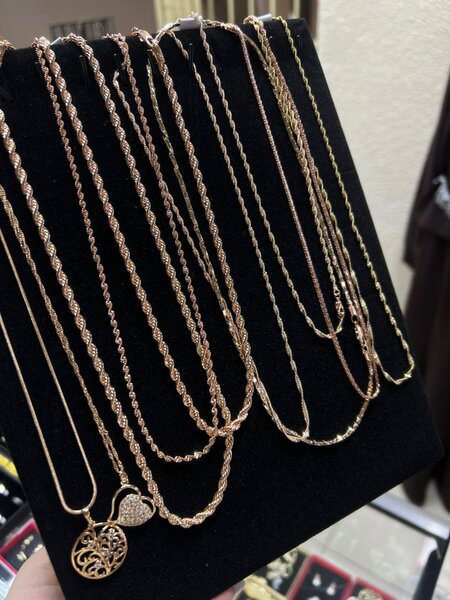 Цепочки медицинская сталь, не чернеет