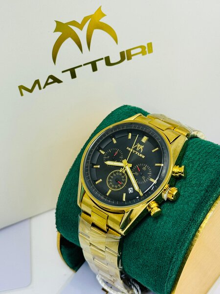 Montre Chronographe Dorée