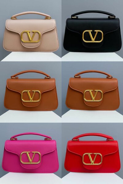 Sac à main élégant V-logo