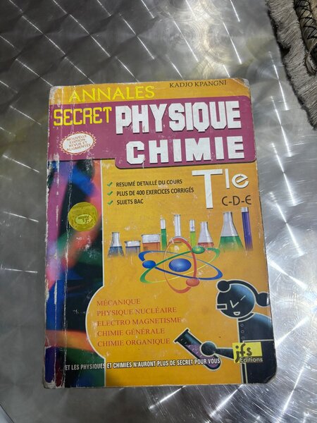 Annales Secret Physique Chimie Tle