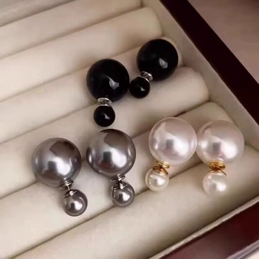 Elegant Pearl Stud Earrings