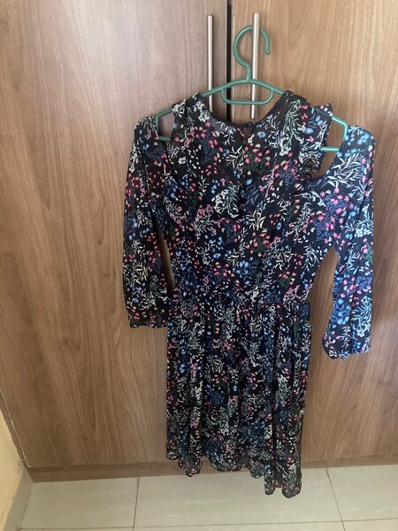 Short Black Multi Dress