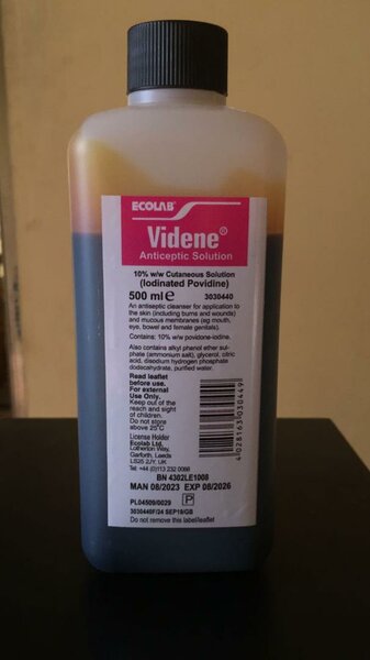 Videne Antiseptic & Alcohol Tincture
