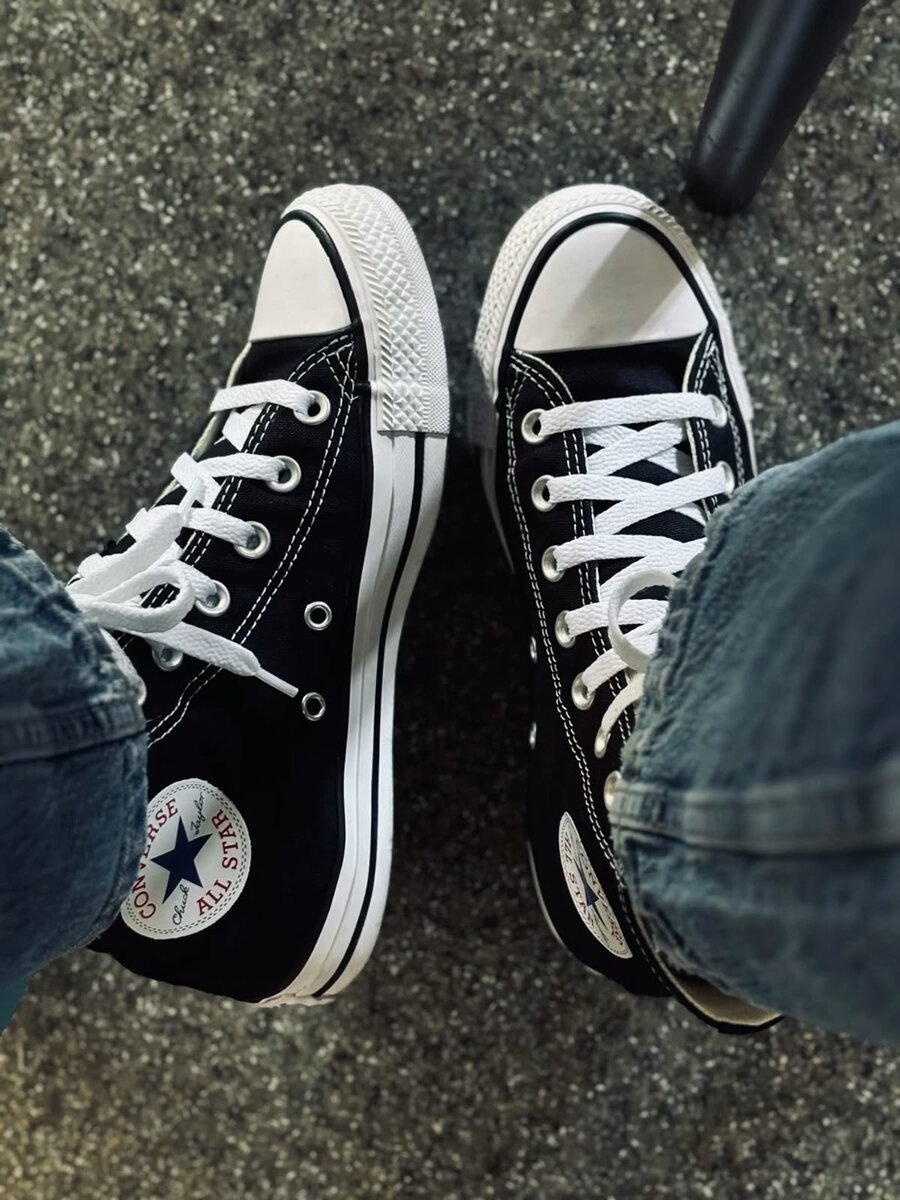 Baskets montantes noires classiques