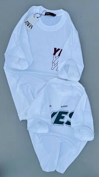 T-shirt blanc imprimé