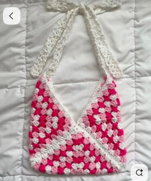 Sac en crochet bohème chic