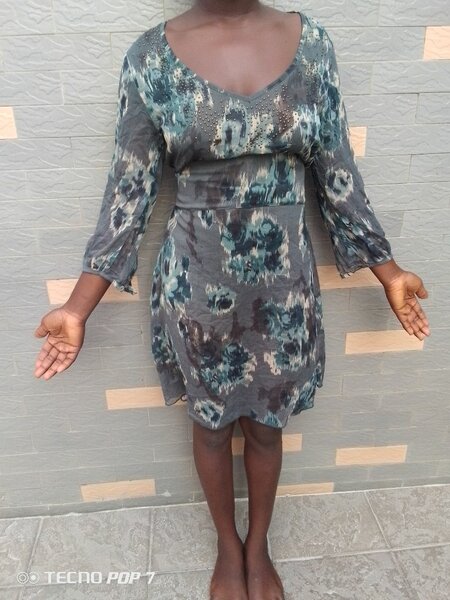 Robe élégante à motifs floraux