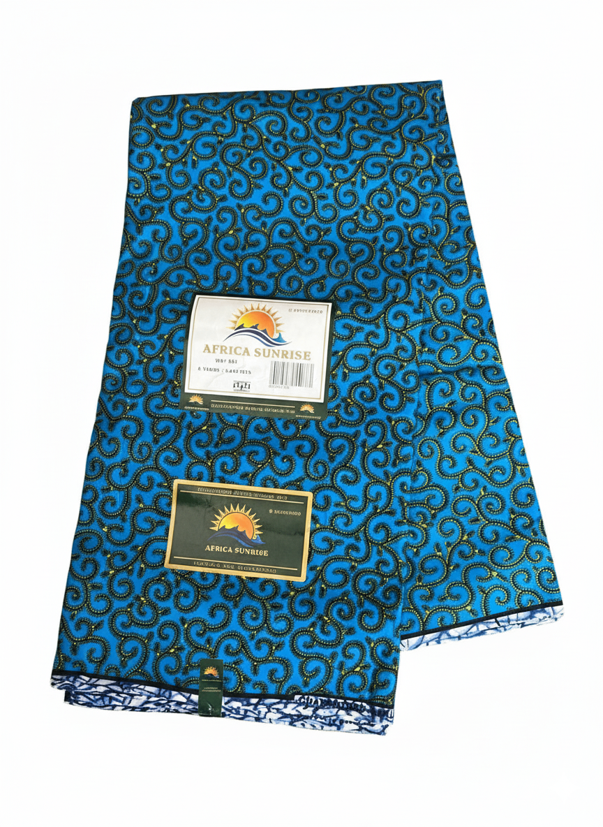 Pagne Africain Wax Bleu