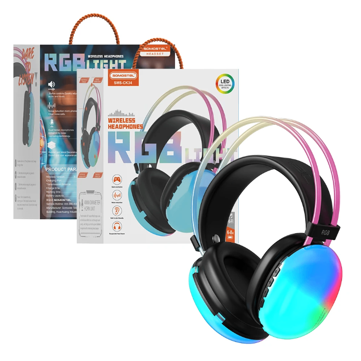 Casque Audio RGB sans Fil