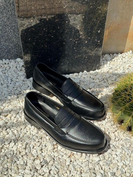 Mocassins noir Élégants Hommes