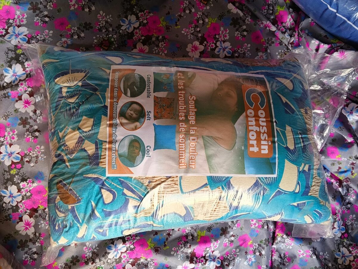 Oreiller Confort Ergonomique Floral