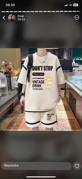 Ensemble décontracté vintage