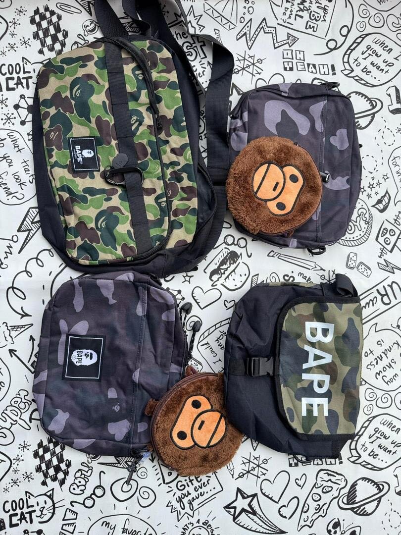 Sacoche BAPE camouflage