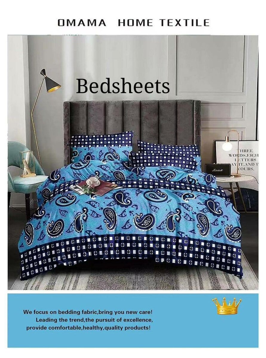 Bedsheets with pillow cases