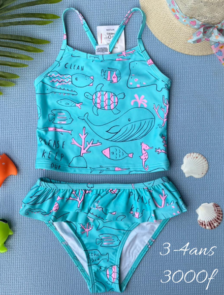 maillot de bain séparé pour fille