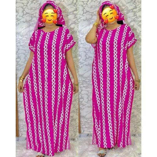 Robe maxi à motifs colorés