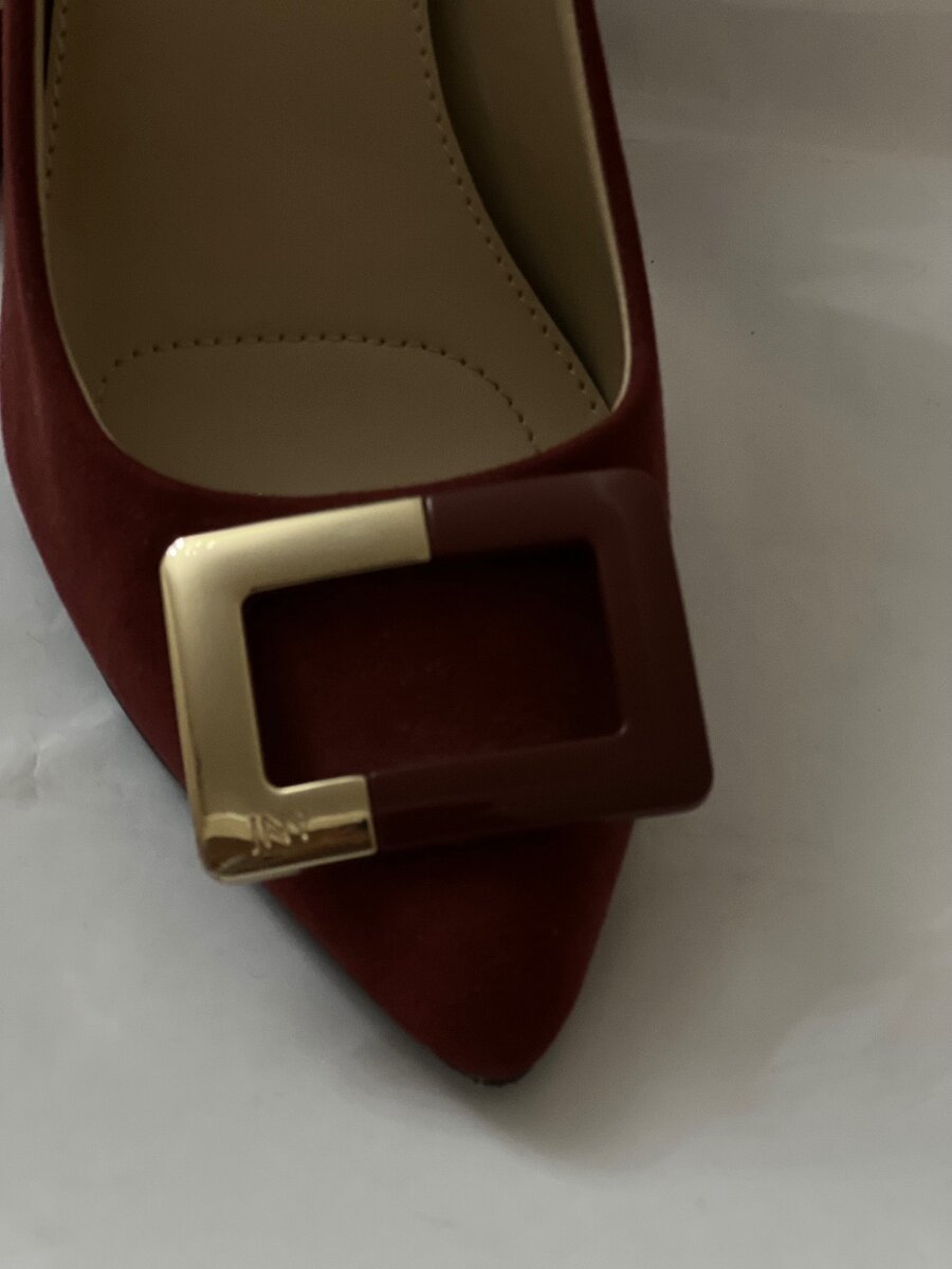 Туфли из замши