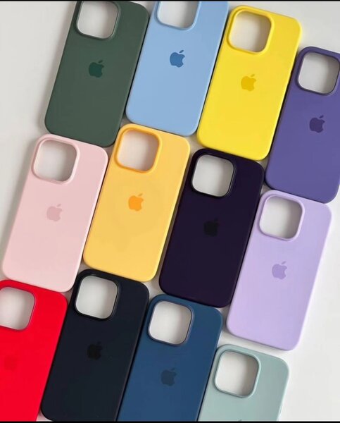 Coques iPhone en silicone colorées