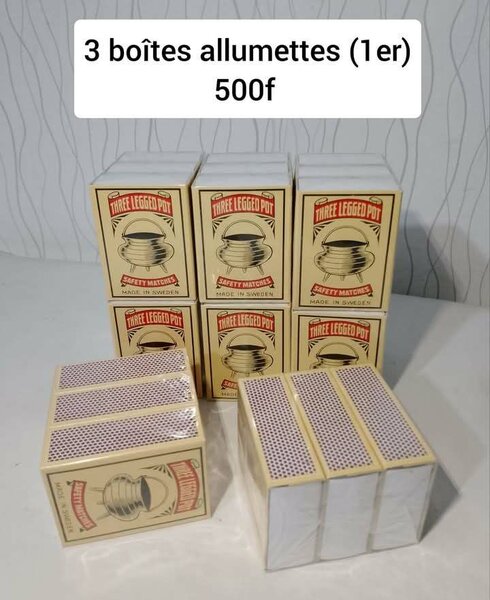 Lot de 9 boîtes d'aAllumettes