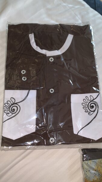 Chemise homme col rond