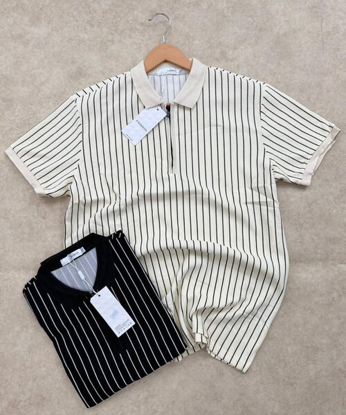 Polo rayé casual homme