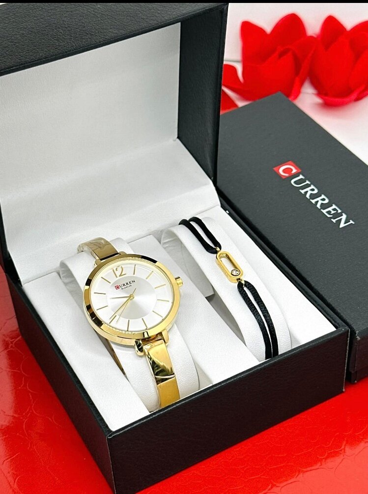 Curren Watch and Bracelet Set