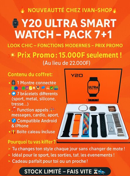 Montre connectée y20