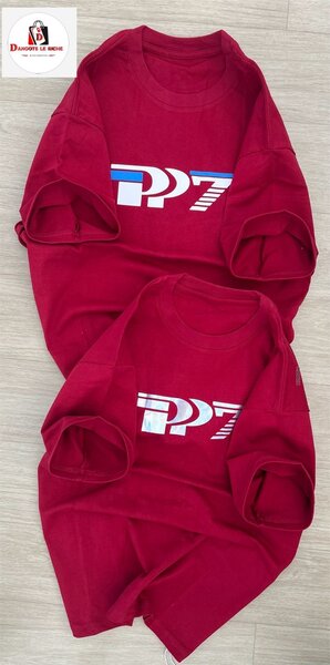 T-shirt unisexe rouge PP7