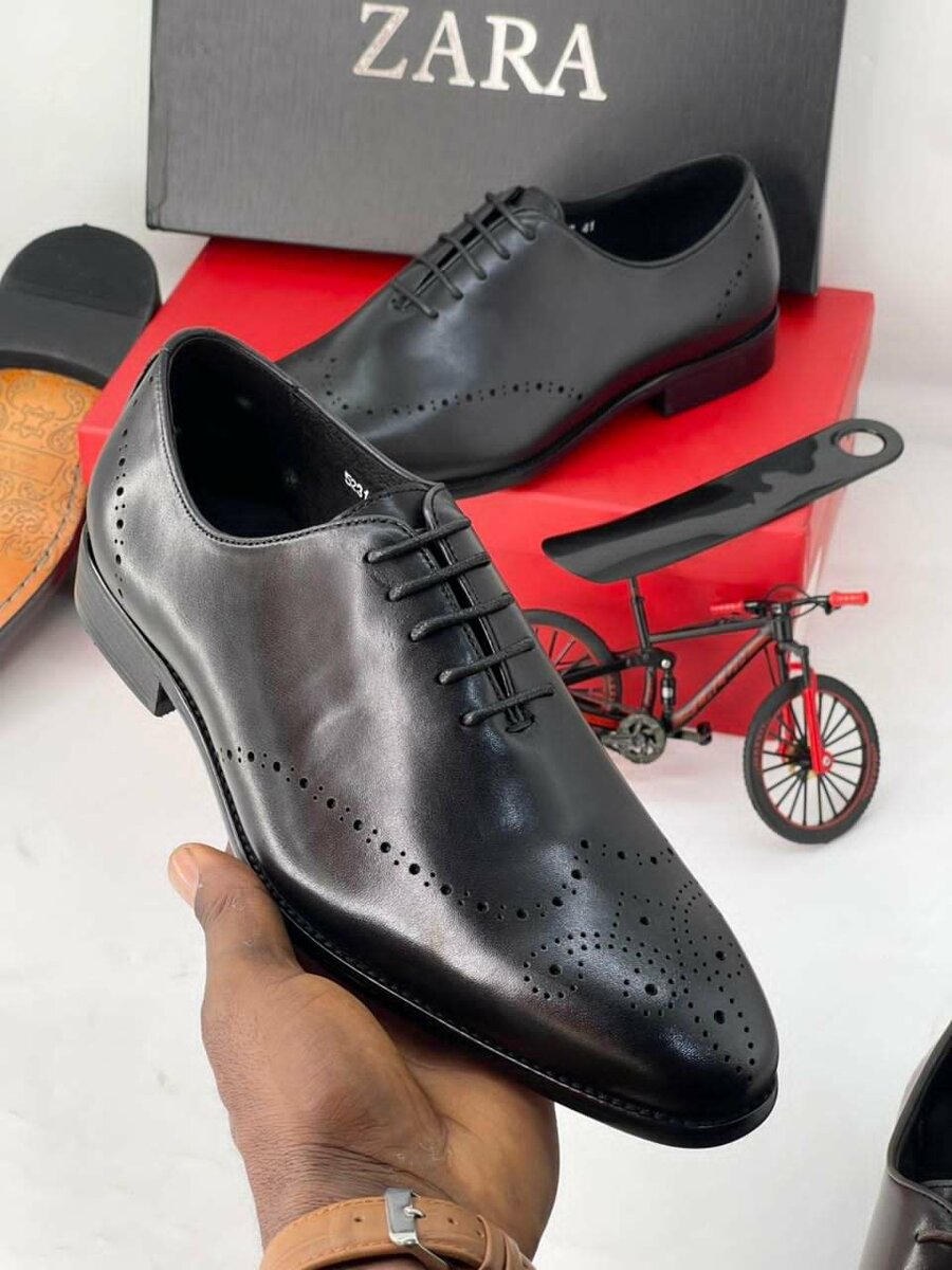 Solid Leather Formal Shoes