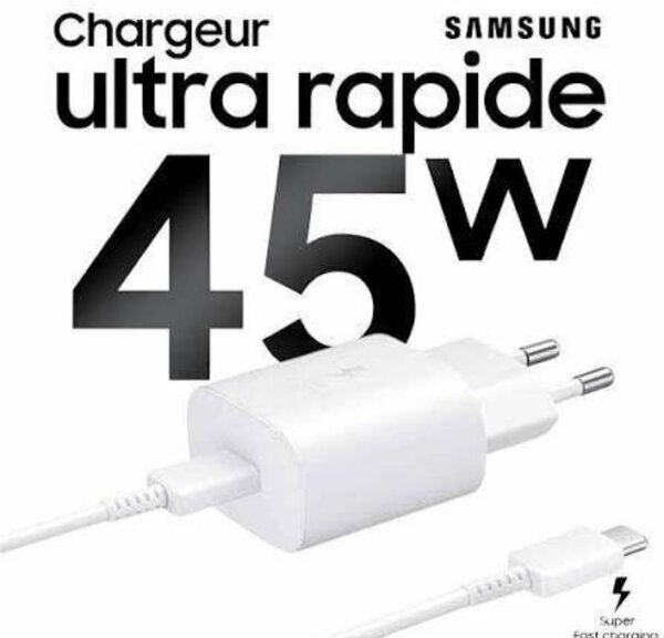 Chargeur Samsung Ultra Rapide 45W