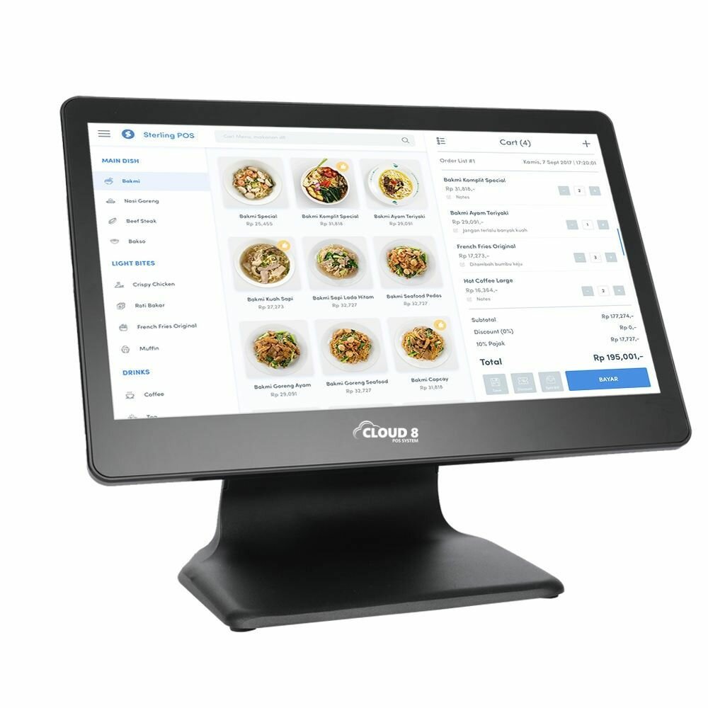 Cloud8pos C20D Dual Touchscreen POS Terminal