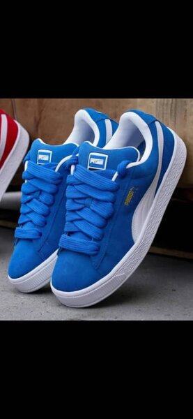 Baskets bleues confortables