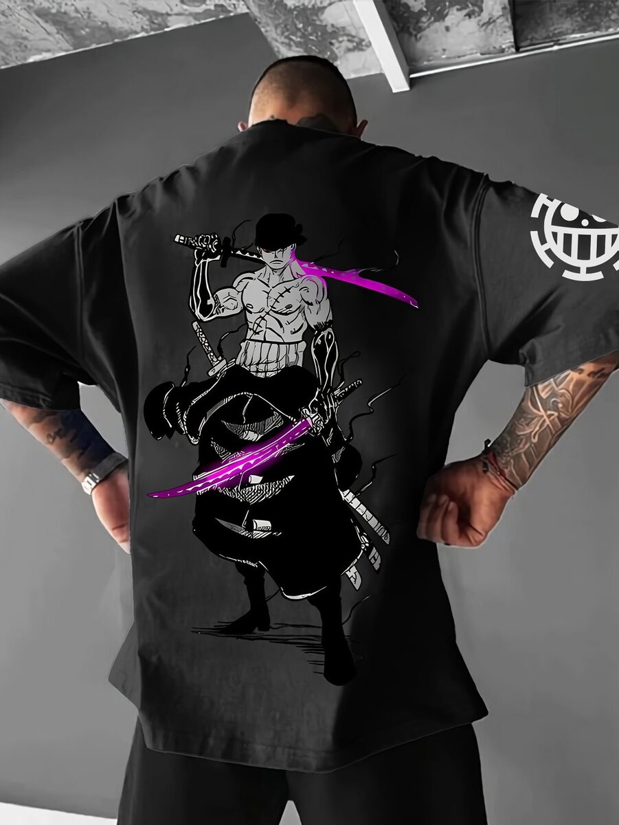 T-shirt manga One Piece Roronoa Zoro