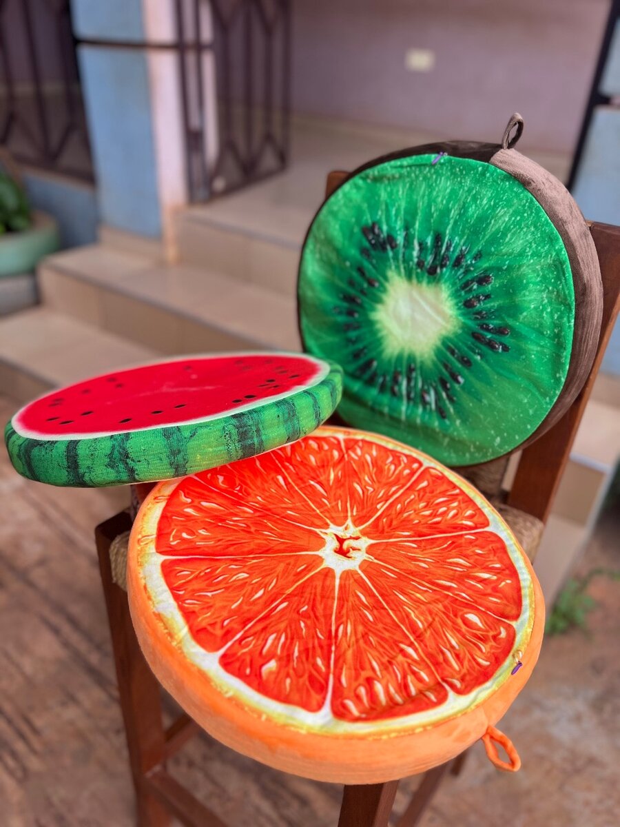 3D Fruits Push Pillows