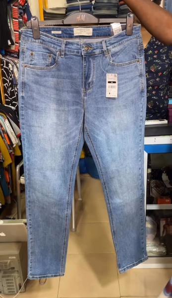 Biker Tattered Stretch Jeans