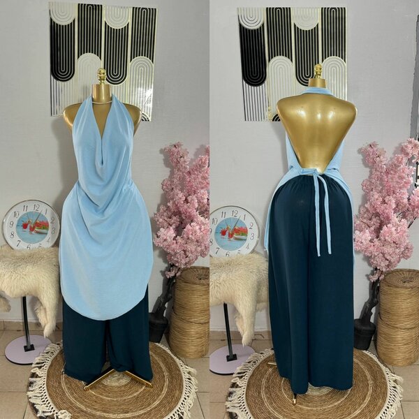 Ensemble chic sans manches