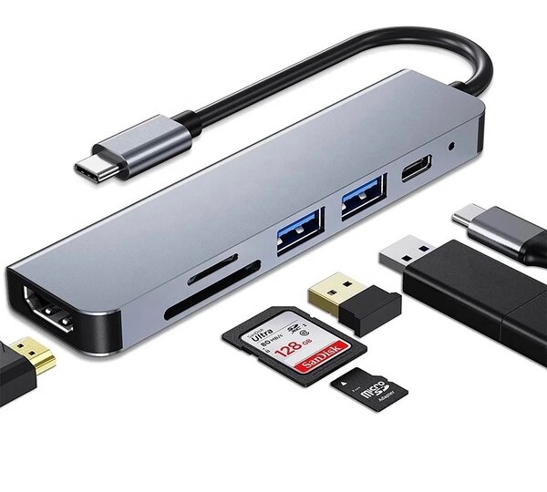 Multiples port USB c