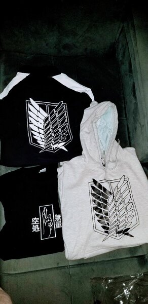 Limited edition attack on titan jumpers , hoodies & breakers