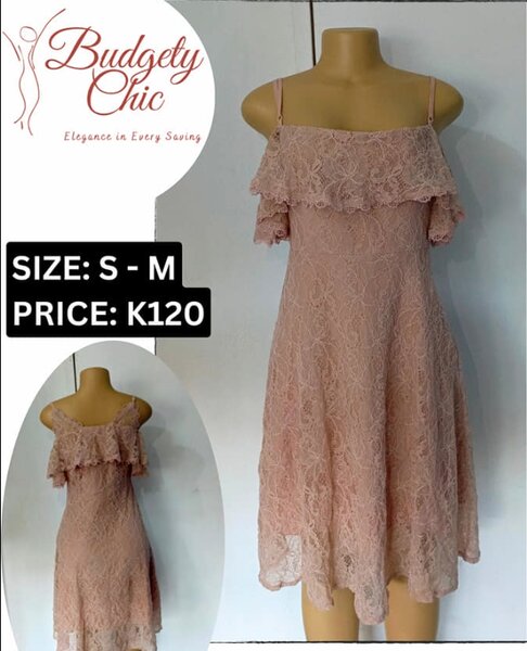 Chic women's dress color pink size: s-m