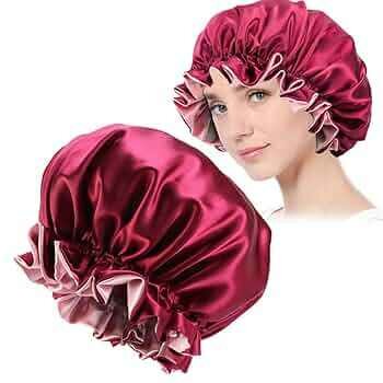 Silk Hair Bonnets Set