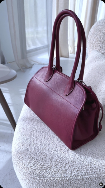 сумка бордовая