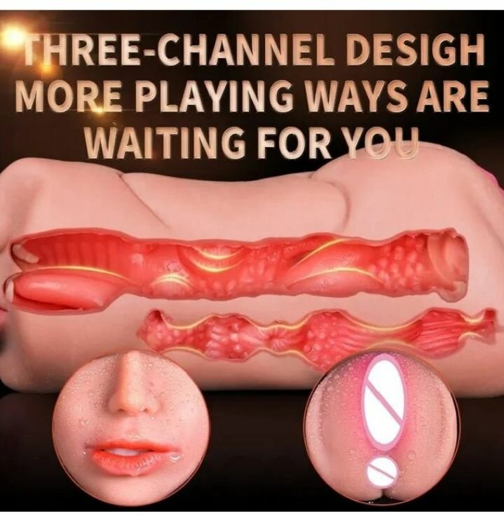 Masturbateur vagin anus bouche