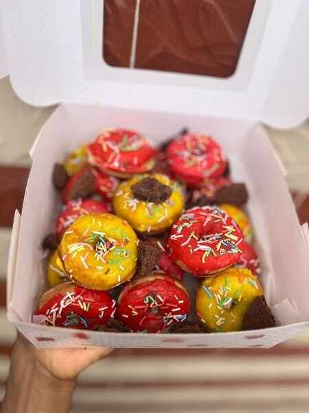 MINI DONUTS COLORÉS (20)