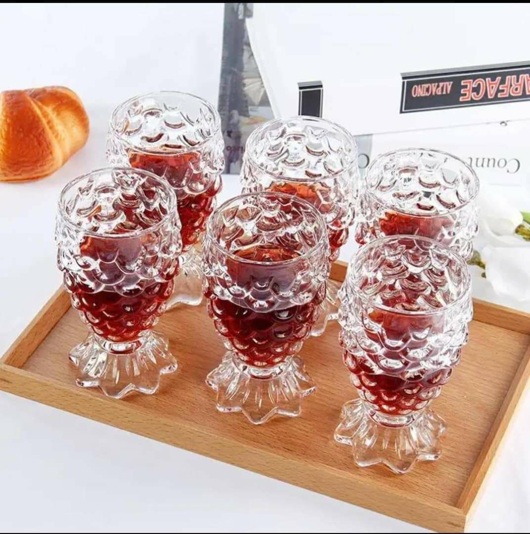 Pineapple Tiki Cocktail Glass