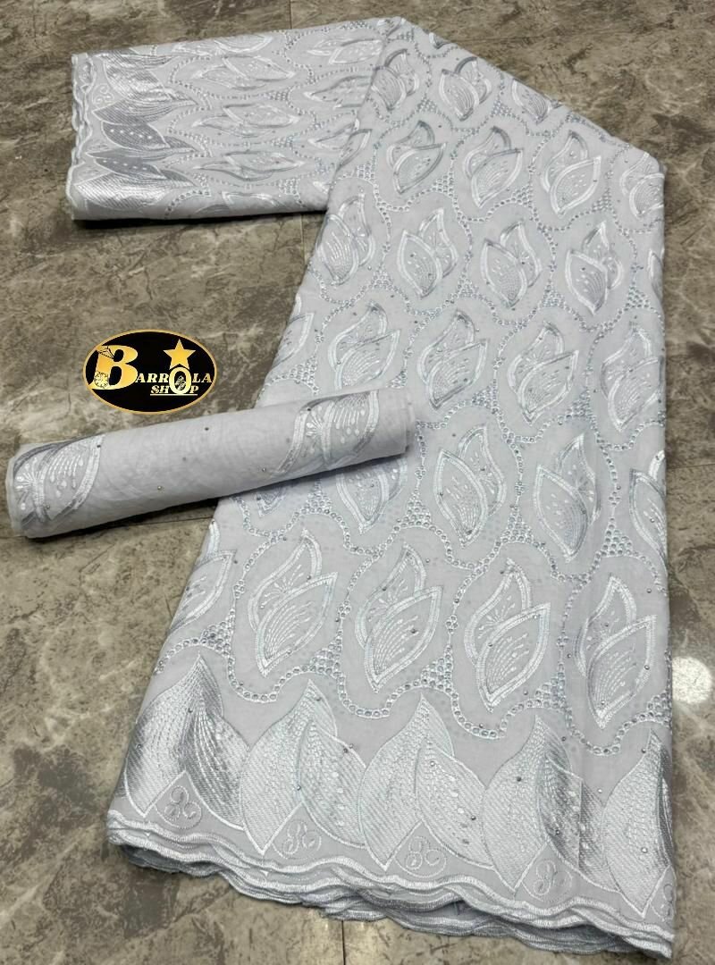 Tissu Brodé Africain