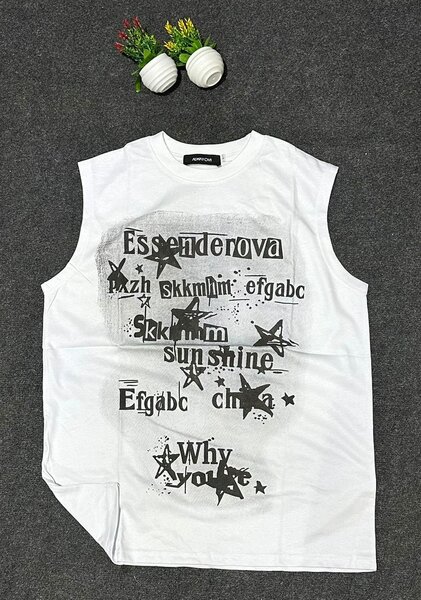 Débardeur sans manches imprimé