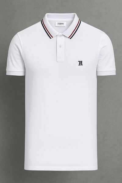Polo Blanc Tommy Hilfiger