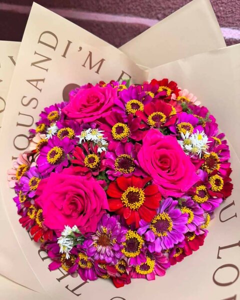 Bouquet de Fleurs Éclatantes