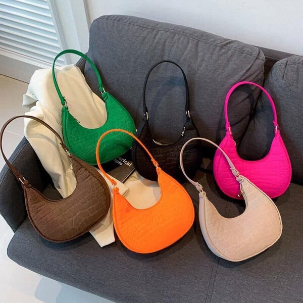 Mini fancy half moon handbags 